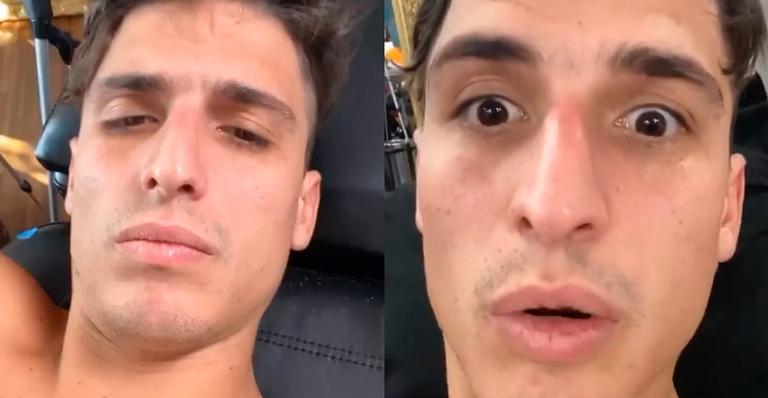 Ex-BBB Felipe Prior sai durante quarentena para se tatuar e garante: ”Estou seguindo as recomendações”