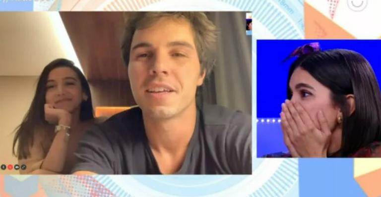 BBB20: Manu Gavassi recebe declaração ao vivo do namorado: “Completamente apaixonado”