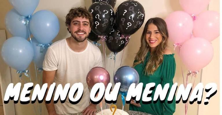 Futuro papai: Eike Duarte faz chá revelação e descobre sexo do bebê