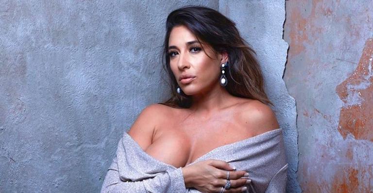 Giselle Itié posa com filho recém-nascido e se declara: ”Meu coração vai explodir”