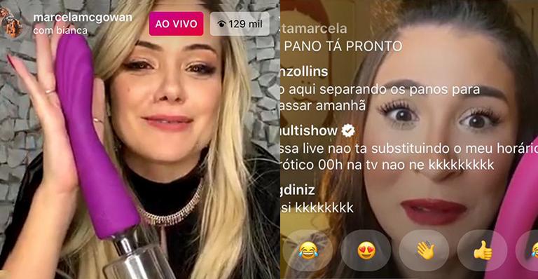 Ex-BBBs Marcela Mc Gowan e Bianca Andrade fazem transmissão ao vivo picante e deixam fãs perplexos
