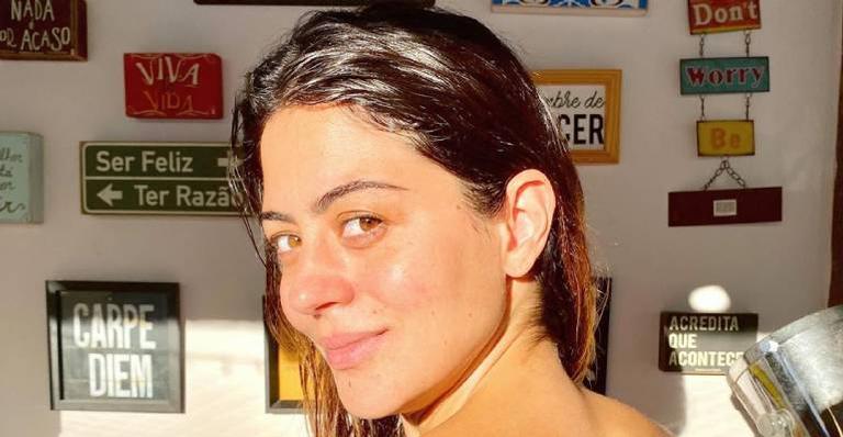 Carol Castro relembra fase recém-nascida da filha e se derrete: ”Que delícia”
