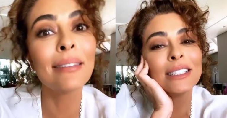 Coronavírus: Após teste positivo, Juliana Paes atualiza fãs sobre quadro de saúde da mãe