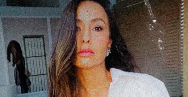 Sabrina Sato posa deslumbrante ao combinar look com máscara de proteção: ”Todos pela saúde”