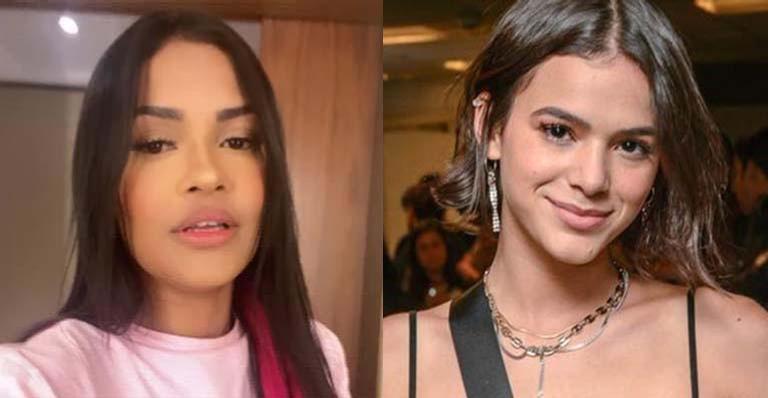 Bruna Marquezine se pronuncia após ser acusada de zombar da intimidade com Neymar em conversa com Flayslane