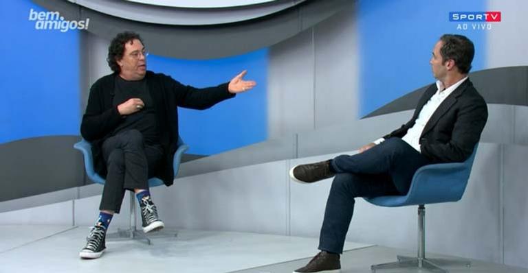 Casagrande e Caio Ribeiro batem boca, trocam acusações e clima pesa em programa de TV