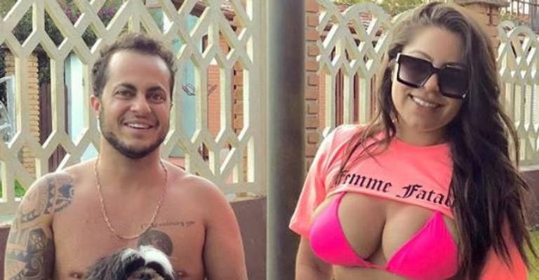 Filho de Thammy Miranda e Andressa Ferreira rouba a cena ao surgir em clique com os pais