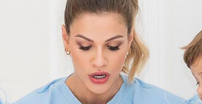 Chiquérrima, Andressa Suita mostra os dois filhos que combinam looks em momento família