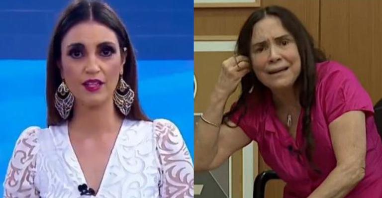 Chris Flores detona Regina Duarte ao vivo e recado bomba na web: ”Finalmente te conheci”