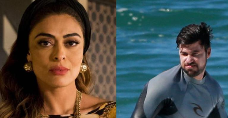 Marido de Juliana Paes dribla quarentena e é flagrado surfando no Rio de Janeiro