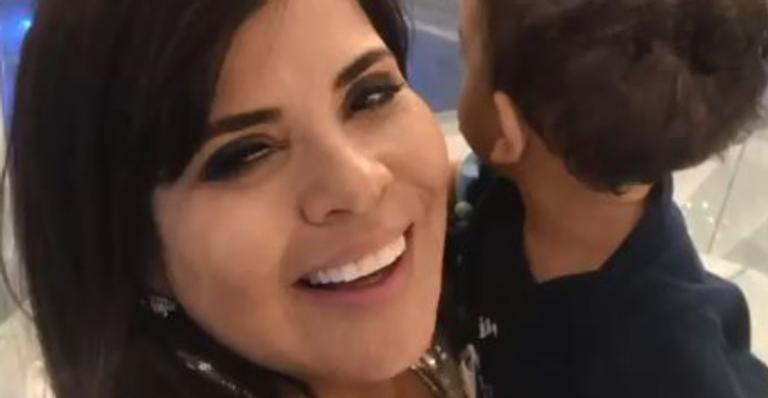 Mara Maravilha celebra primeiro Dia das Mães ao lado do filho: ”Muito amor!”