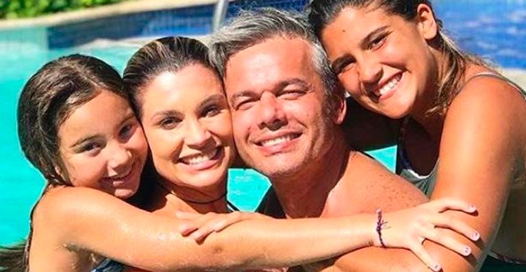 Giulia Costa celebra aniversário de Otaviano Costa com declaração de amor: ”Teve que virar pai”