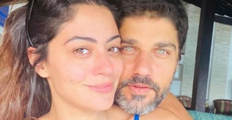 Carol Castro comemora 6 meses de namoro com Bruno Cabrerizo e encanta web