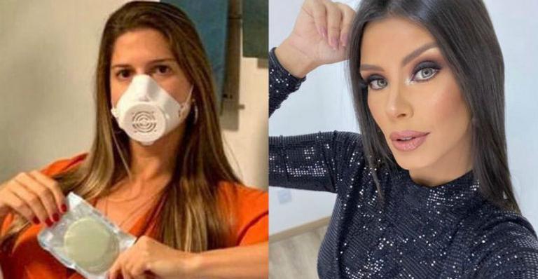 Ex-Casa de Vidro dá troco em Ivy e manda máscara de proteção: “Retribuindo o presente”