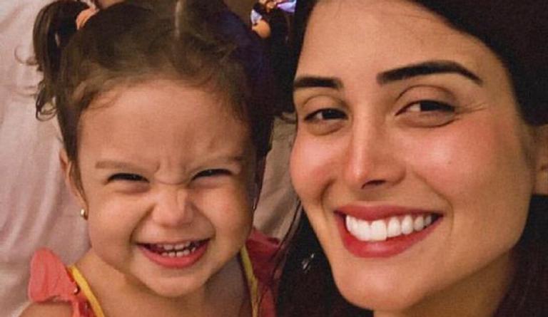 Letícia Almeida relembra vídeo encantador da primogênita ansiosa pela chegada da irmã