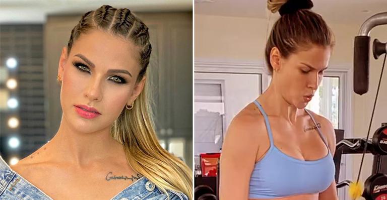 Andressa Suita encara rotina fitness intensa e desabafa: ”relação de amor e ódio”