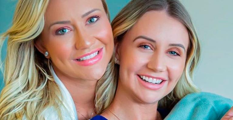 Irmã de Ana Paula Siebert, Duda Siebert posa com a sobrinha recém-nascida e fãs analisam: ”A cara da titia”