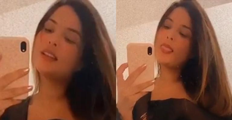 Com robe transparente, Geisy Arruda dispensa sutiã e quase mostra demais: ”Sempre maravilhosa”