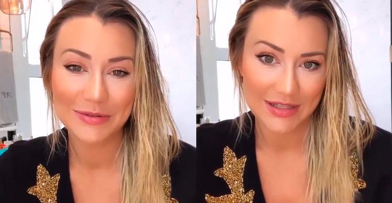 Uma semana após parto, Ana Paula Siebert abre o jogo sobre rotina: ”Muito cansada”