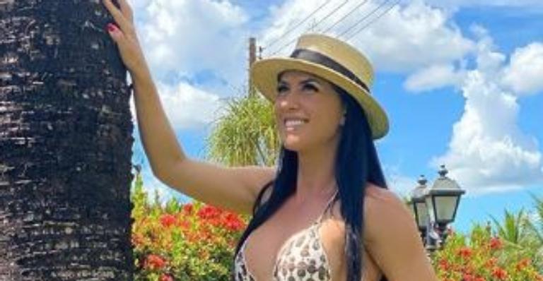 Graciele Lacerda deixa fãs babando ao ostentar corpão musculoso em vídeo ousado