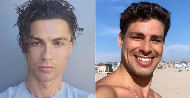 Sincerão! Cristiano Ronaldo pede opinião sobre novo visual e Cauã Reymond não perdoa