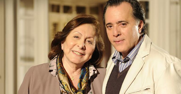 Ao vivo, Tony Ramos manda mensagem para Aracy Balabanian: ”Amiga que convivo há 45 anos”