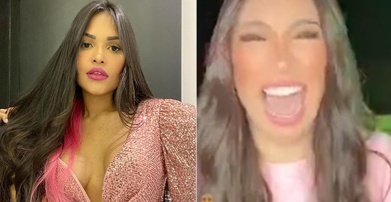 Ao vivo, Bianca Andrade surta ao revelar a identidade do boy de Flayslane: ”Tá de parabéns”