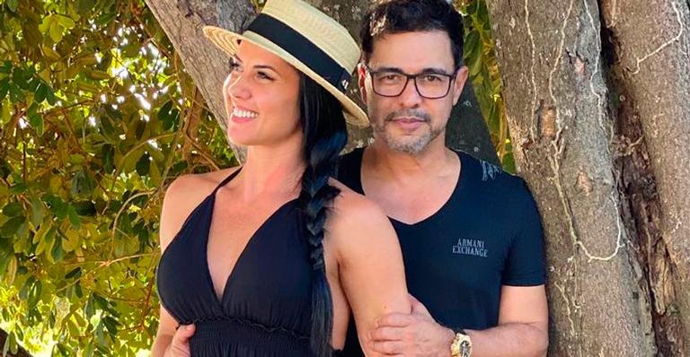 Graciele Lacerda e Zezé di Camargo surgem agarrados em momento íntimo na cama: ”Grudados”