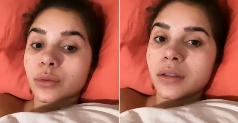 Abatida e de cama, ex-BBB Gizelly Bicalho anuncia internação: ”Não estava respeitando”