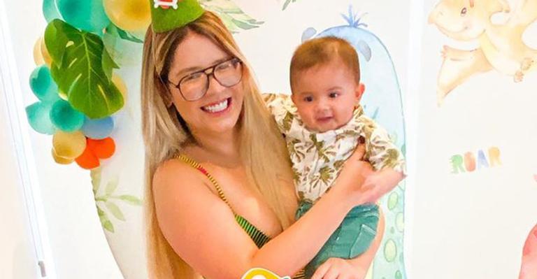 Marília Mendonça encanta a web ao mostrar filho gargalhando: ”Risada gostosa”