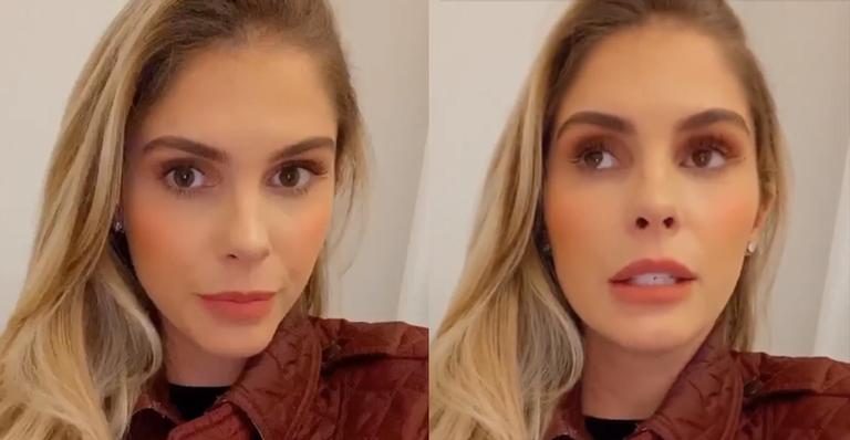 Bárbara Evans mostra curativo após exame de câncer de pele: ”Fé que não vai ser nada”