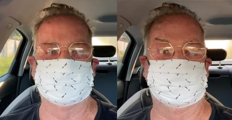 Luiz Fernando Guimarães sofre ‘acidente’ e precisa quebrar quarentena: ”Direto para o dentista de plantão”