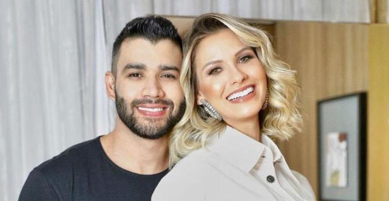 Andressa Suita mostra momento de carinho ao lado do marido, Gusttavo Lima