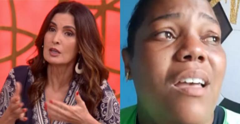 Com a voz embargada, Fátima Bernardes conforta mãe do menino Miguel: ”Estamos aqui para pedir justiça”