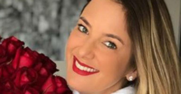 Surpresa, Ticiane Pinheiro recebe presente imenso de César Tralli e se declara: “Te amo”
