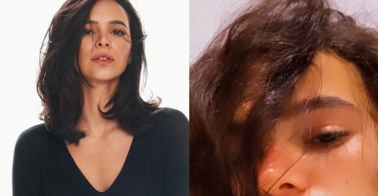 Bruna Marquezine surpreende web ao surgir com cabelo natural: ”Cachinhos voltando”