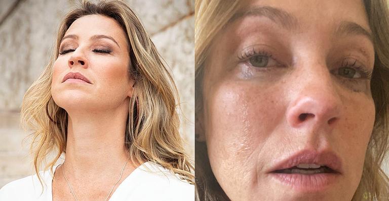 Luana Piovani surge na web com maquiagem borrada de tanto chorar: ”Estou tentando”