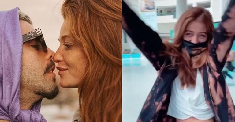 Após anunciar casamento, Pedro Scooby recebe Cintia Dicker com surpresa romântica em Portugal
