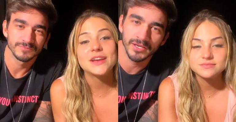 Ex-BBBs Gabi Martins e Guilherme Napolitano se reencontram e afirmam: ”Bem um com o outro”