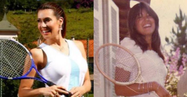 Aos 57 anos, Solange Frazão ostenta boa forma ao recriar foto tirada na adolescência: ”Não envelheceu”