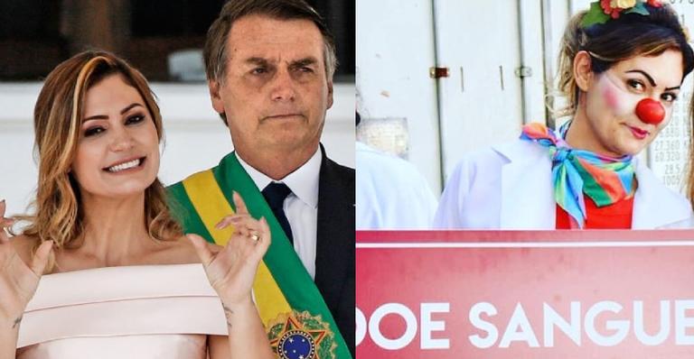 Michelle Bolsonaro dá cara a tapa e vai pra rua fazer campanha por doações de sangue