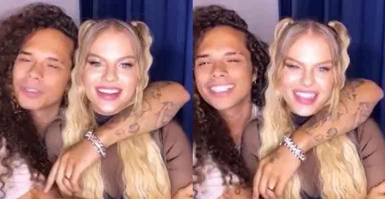 Em meio a boatos, Luísa Sonza surge agarradinha com Vitão após live: “Estamos muito felizes”