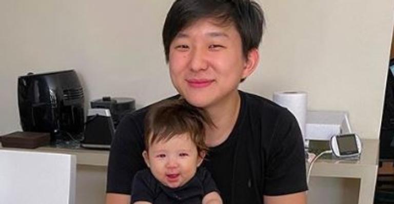 Ex-BBB Pyong Lee celebra quarto mês de vida do filho com festa temática: ”Bebê lindo!