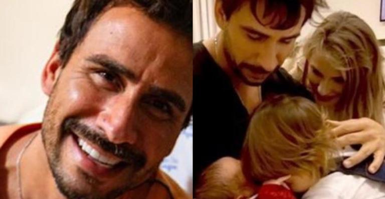 Julio Rocha não segura o choro e comove fãs ao mostrar primeiro encontro dos filhos: ”Que sonho!”