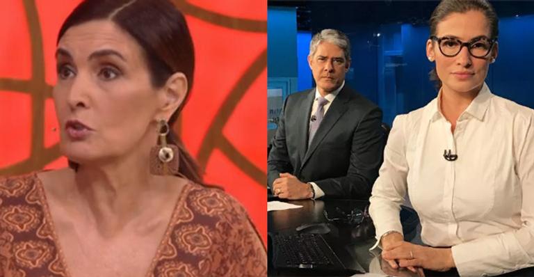 Fátima Bernardes elogia desempenho de William Bonner e Renata Vasconcellos no JN: “Sinto orgulho”