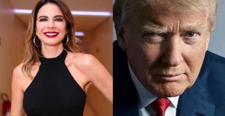Luciana Gimenez revela cantada de presidente dos Estados Unidos, Donald Trump: ”Me chamou para almoçar”