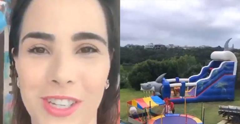 Wanessa Camargo abre sua nova mansão para comemorar o aniversário do filho caçula: “Meu príncipe”