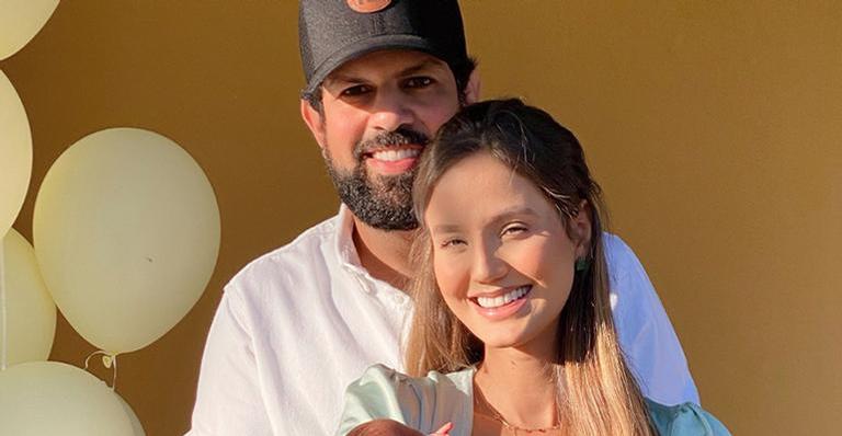 Biah Rodriguez exibe vídeo emocionante do nascimento do filho, Theo e declara: “Eu renasci”