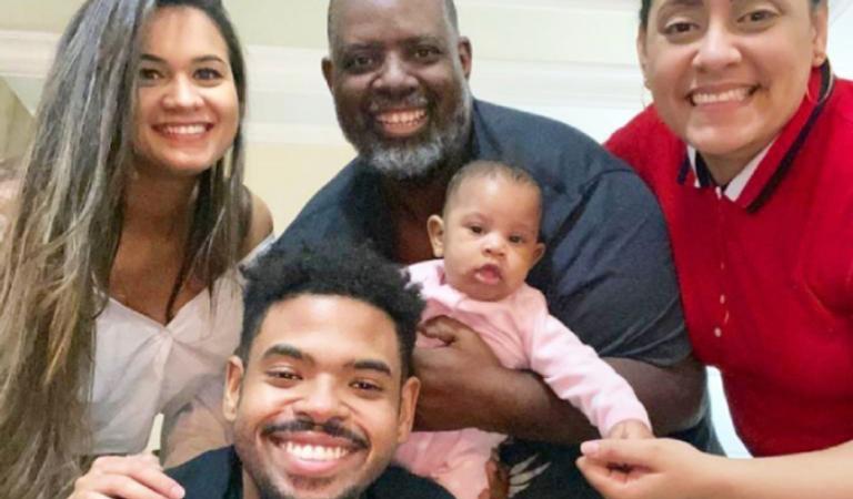 Péricles celebra aniversário em família e ganha declaração da caçula: “Sortuda em ter você como pai”