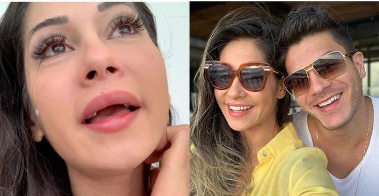 Mayra Cardi nega que tenha expulsado Arthur Aguiar de sua mansão: “Me sentia uma inválida”